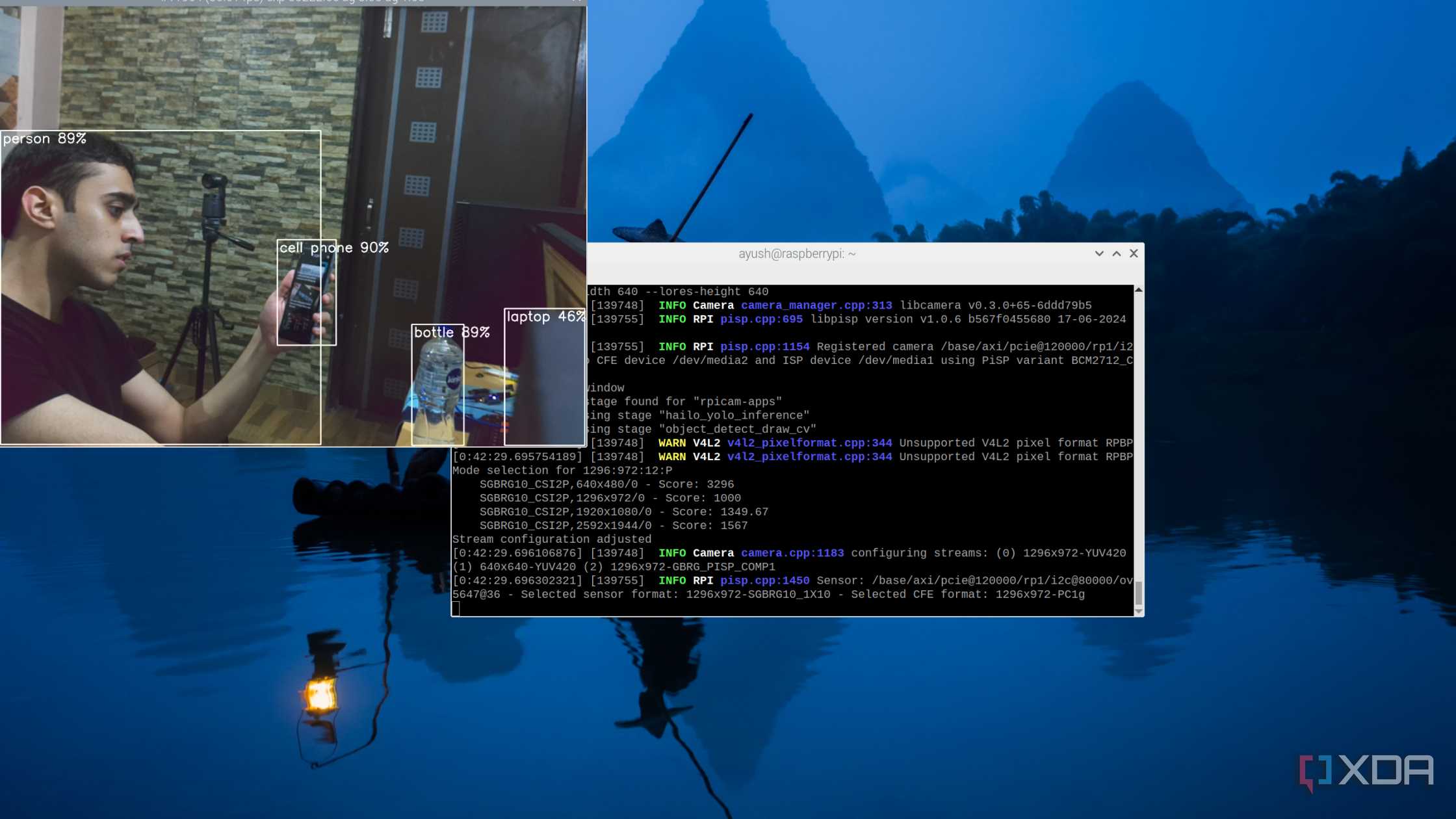 Testing the Object Detection capabilities of the Raspberry Pi AI Kit using the YoloX model