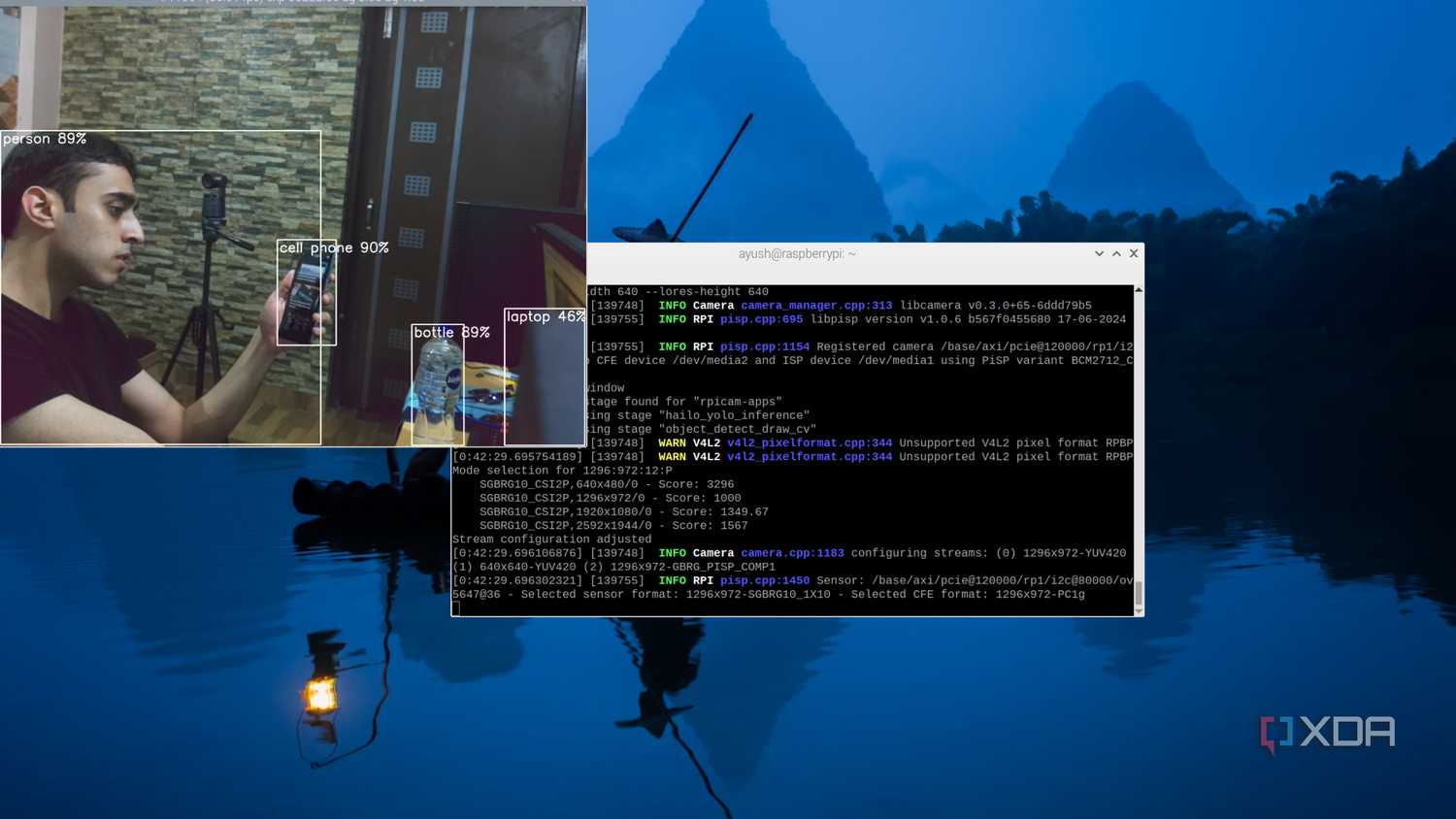 Testing the Object Detection capabilities of the Raspberry Pi AI Kit using the YoloX model