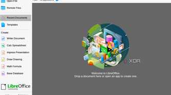 LibreOffice home