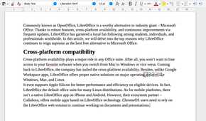LibreOffice Writer tool