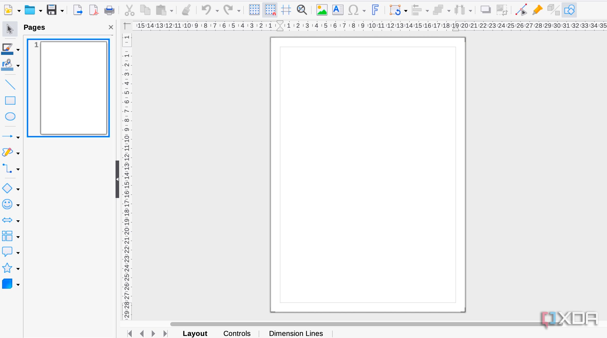 LibreOffice Draw tool
