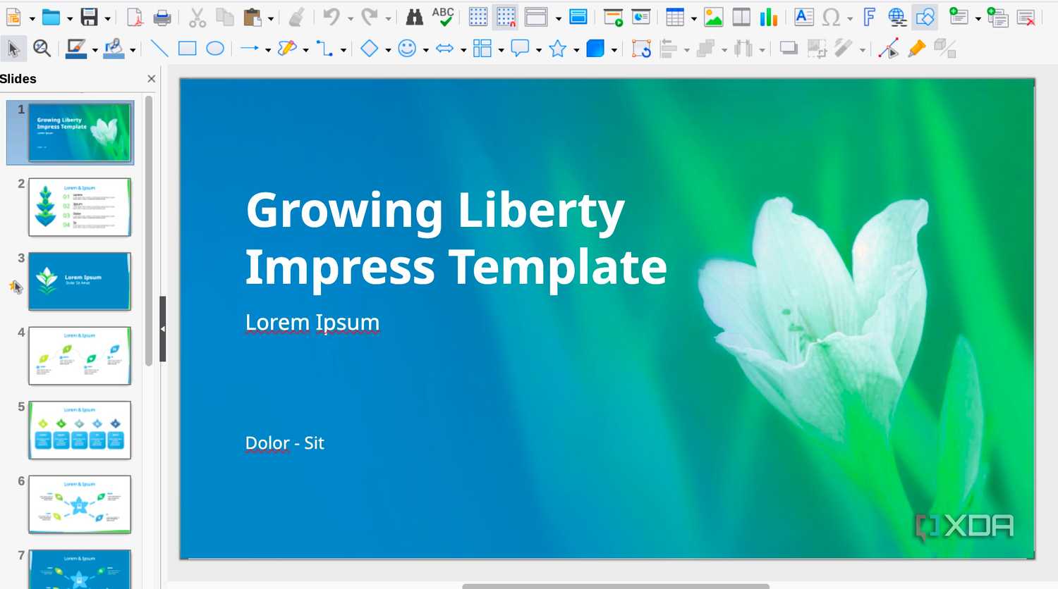 LibreOffice Impress tool