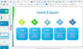 LibreOffice create presentation