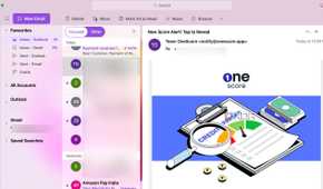 Outlook for Mac interface