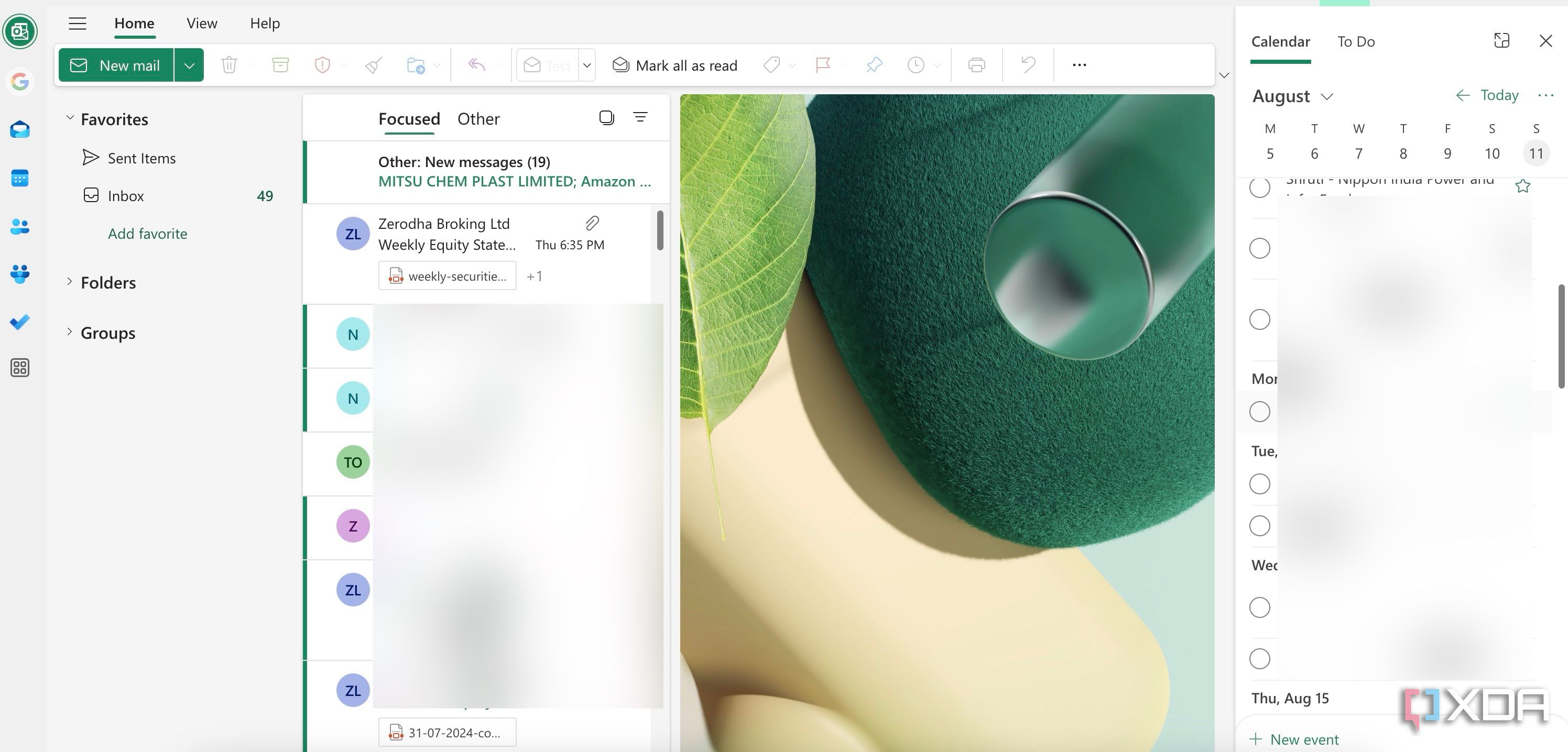 Outlook for Windows wallpaper