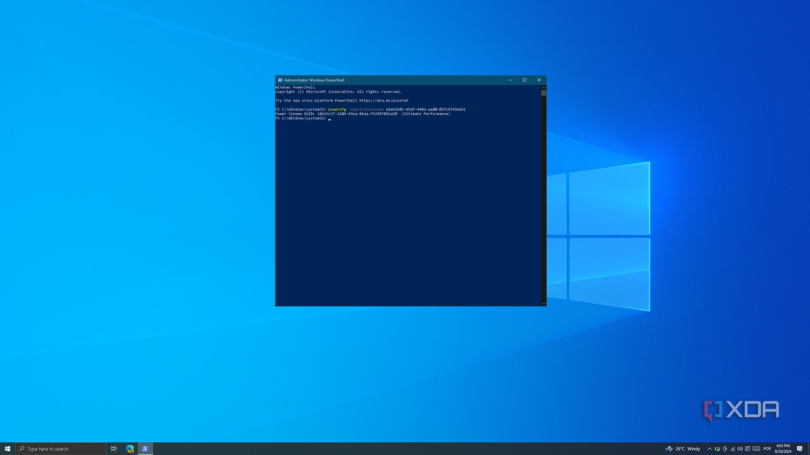 A comparison of Windows Terminal and PowerShell