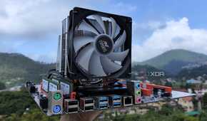 A person holding a server PC