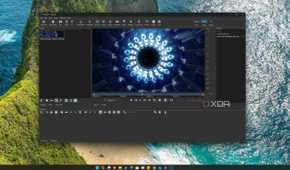 screenshot of shotcut video editor being used in windows 11