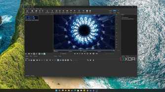 screenshot of shotcut video editor being used in windows 11