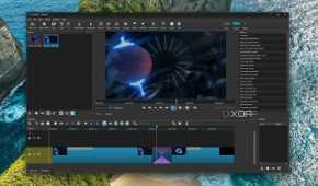 screenshot of shotcut video editor