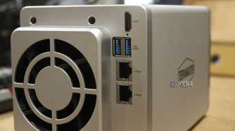 TerraMaster F2-423 back panel