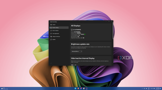Screenshot of Twinkle Tray showing information about a connected monitor, including the communication method