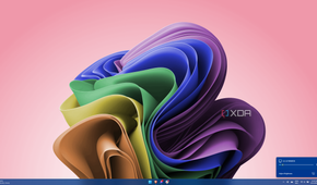 Screenshot of Windows 11 with a Twinkle Tray flyout showing a brightness slider for an external monitor