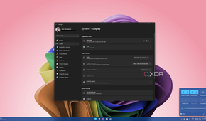Screenshot of Windows 11 showing there are no brightness adjustments available for an external display