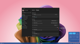 Screenshot of Windows 11 showing there are no brightness adjustments available for an external display