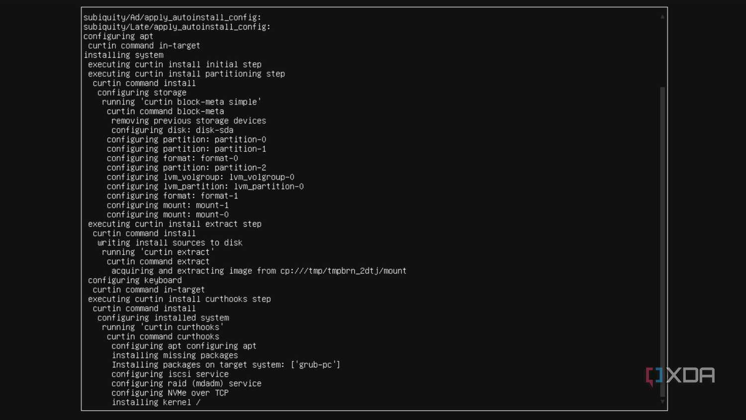 Installing Ubuntu Server on a server machine