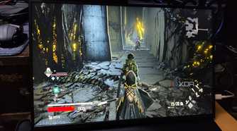 Running Code Vein on the Uperfect UGame K118 portable monitor