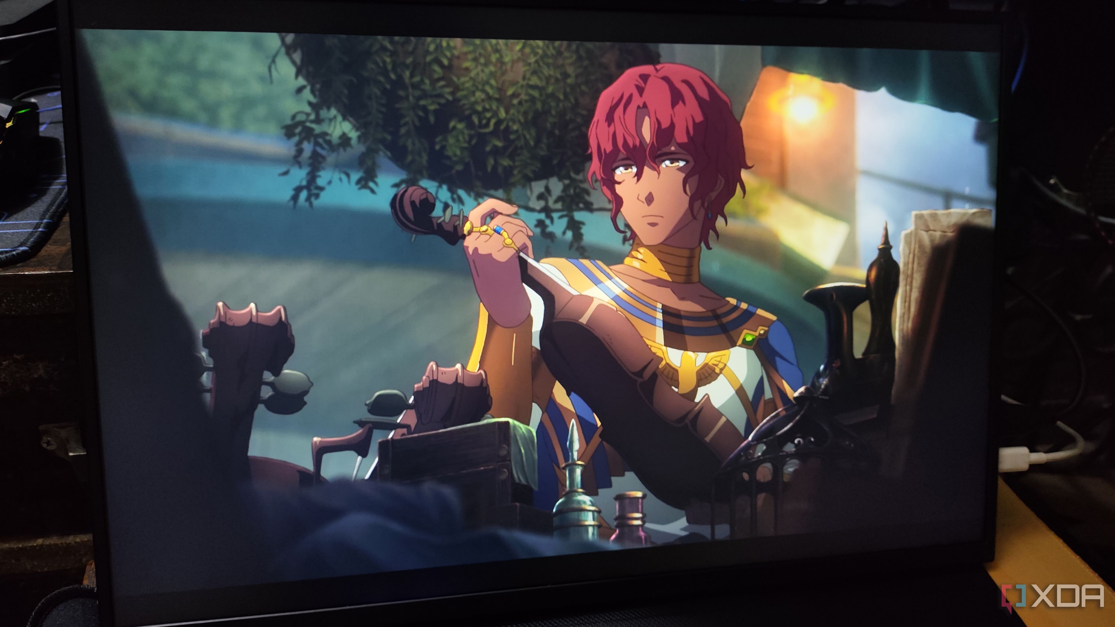 Running Tales of Arise on the Uperfect UGame K118 portable monitor