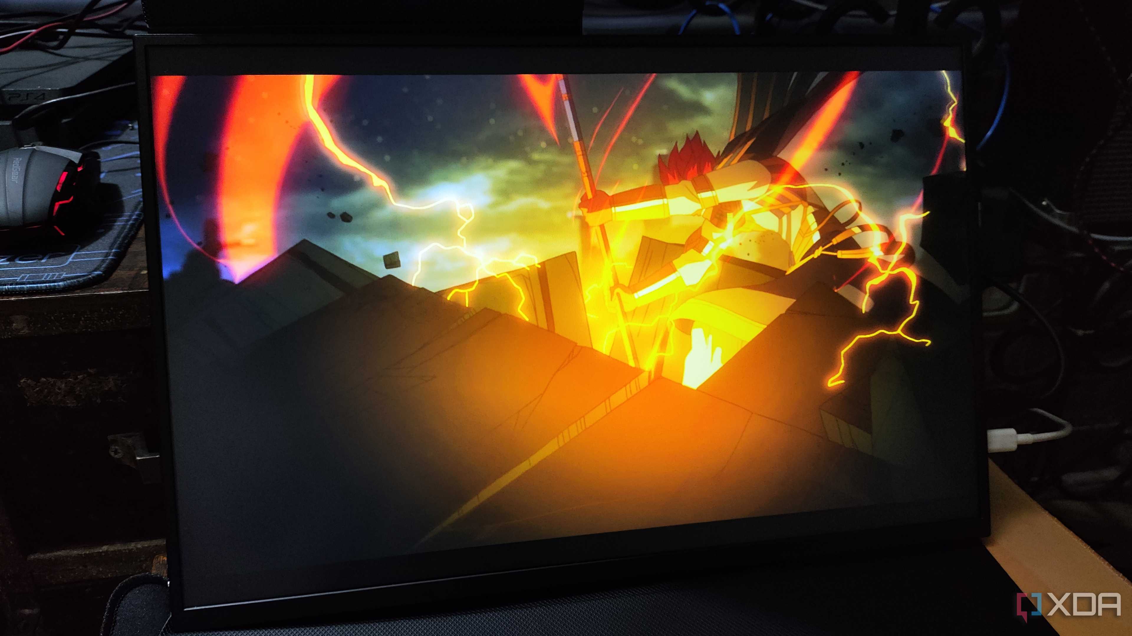 Running Tales of Arise on the Uperfect UGame K118 portable monitor