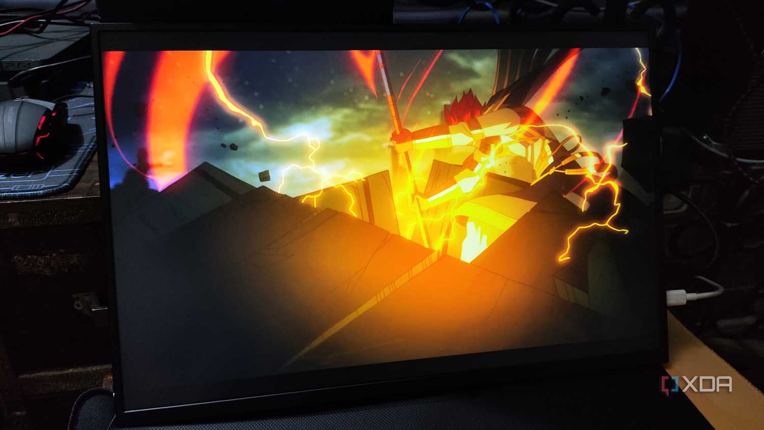 Running Tales of Arise on the Uperfect UGame K118 portable monitor