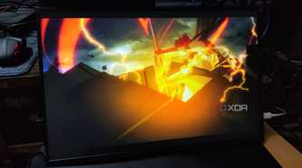 Running Tales of Arise on the Uperfect UGame K118 portable monitor