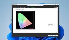The sRGB coverage of the Uperfect UGame K118