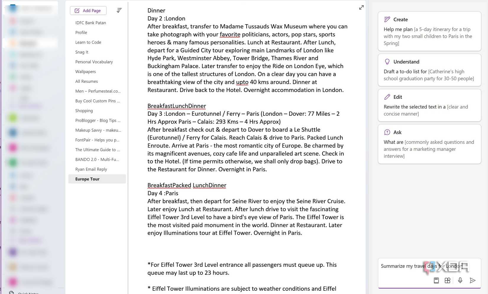 My Copilot in OneNote experiment: Worth the hype or overrated?