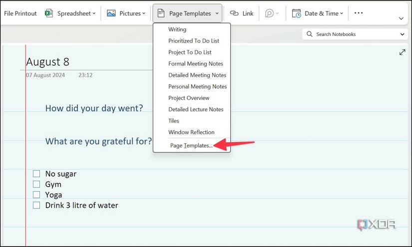 Here’s how I use OneNote as a digital journal