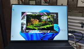 Running Gimp and Krita in a live Windows 11 setup