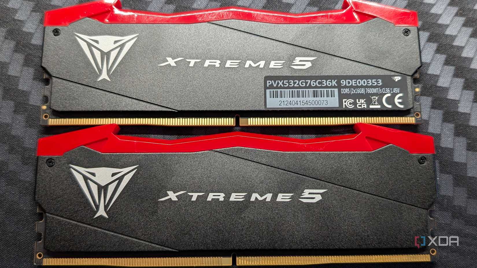 32gb patriot viper xtreme5 ddr5 7600 mts ram 