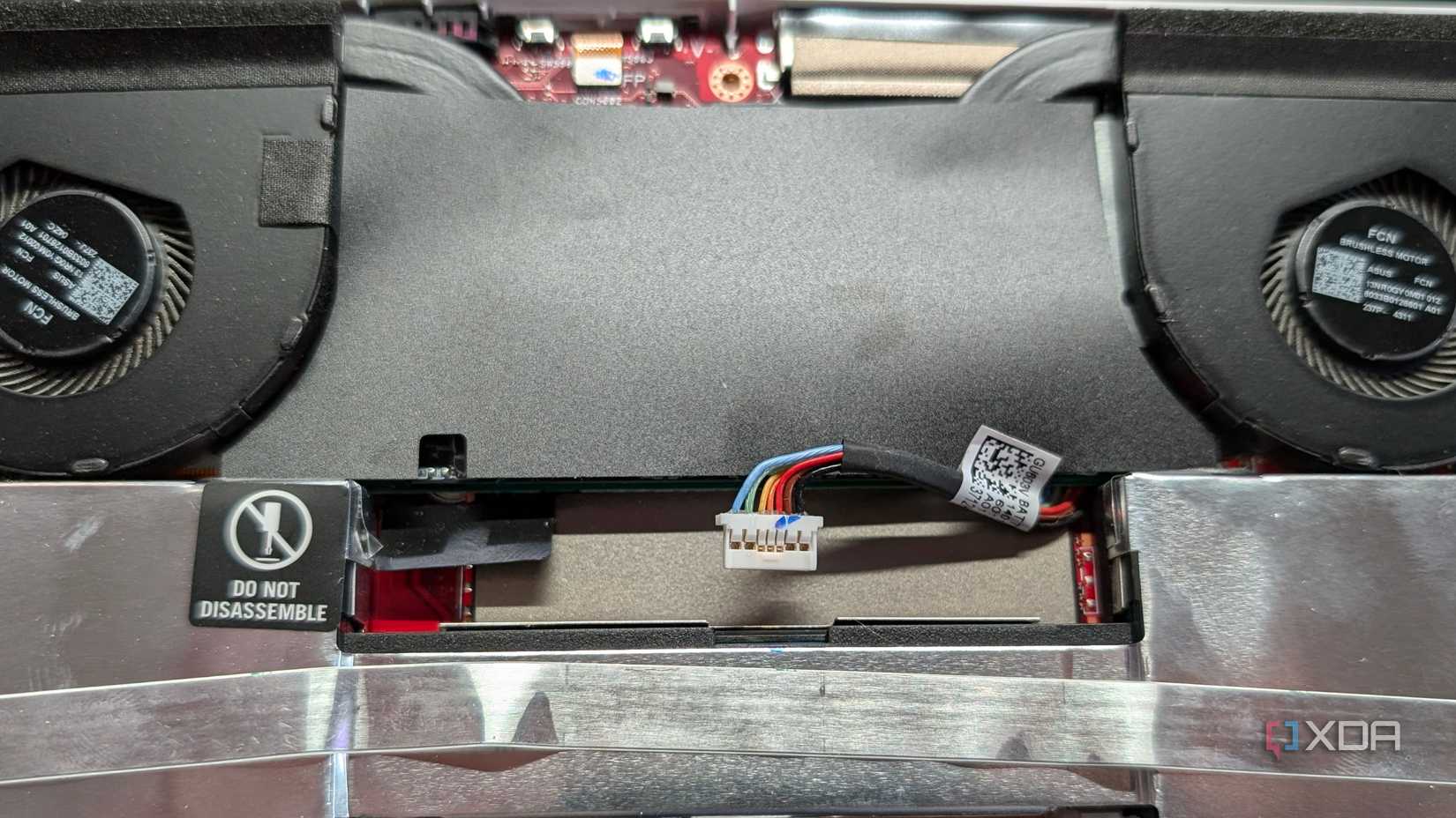 asus rog ally battery disconnected