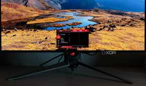The OSD menu settings on the ASUS ROG PG32UCDP