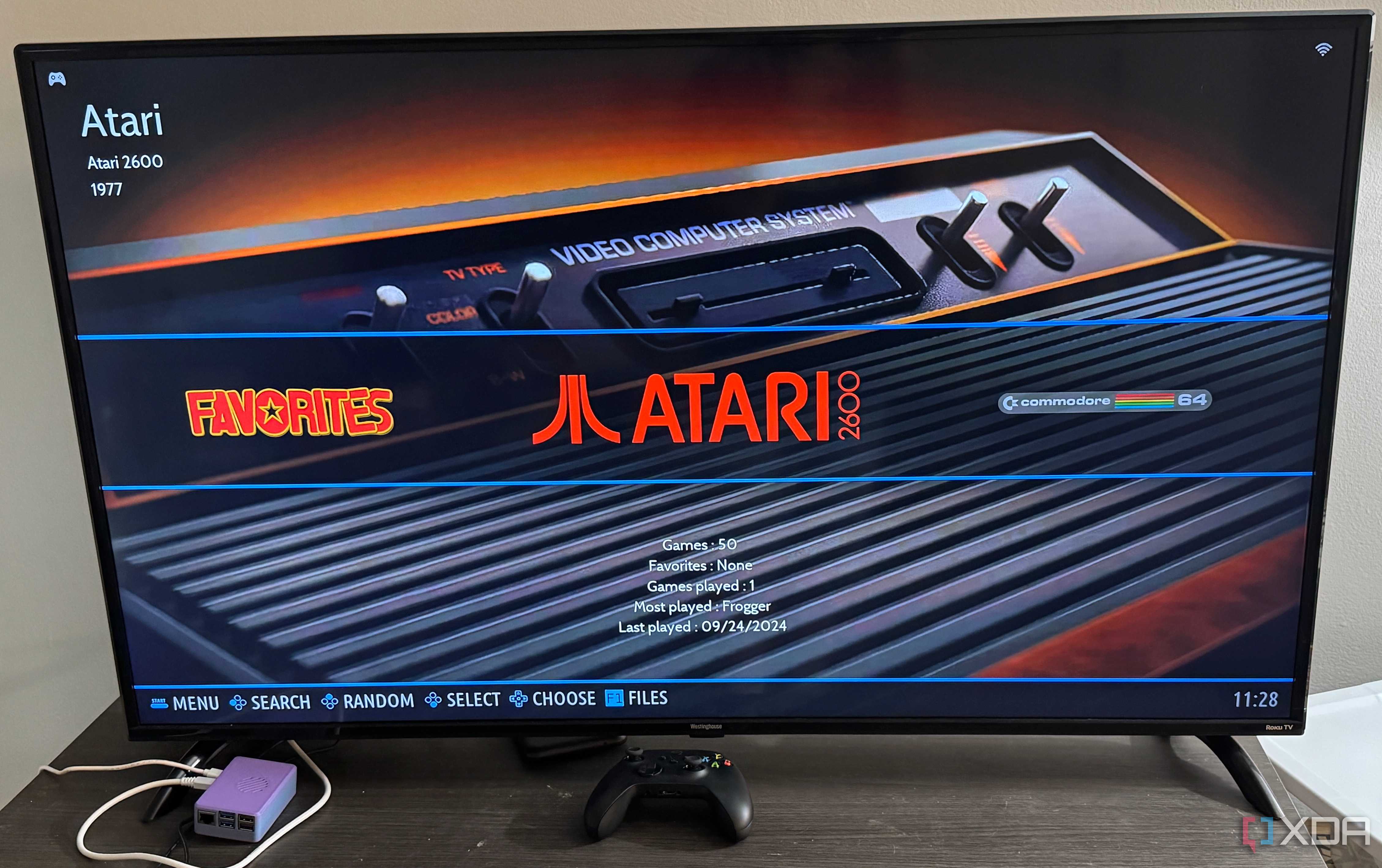 Batocera can play Atari 2600 games along with titles from dozens of other vintage gaming systems