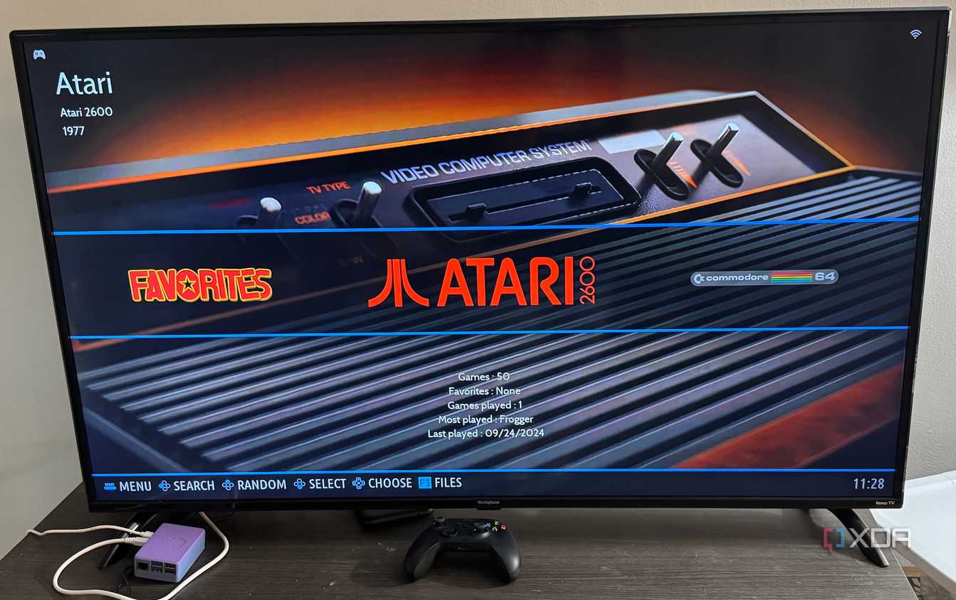 Batocera can play Atari 2600 games along with titles from dozens of other vintage gaming systems