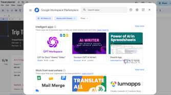 Google Workspace Marketplace for Google Sheets