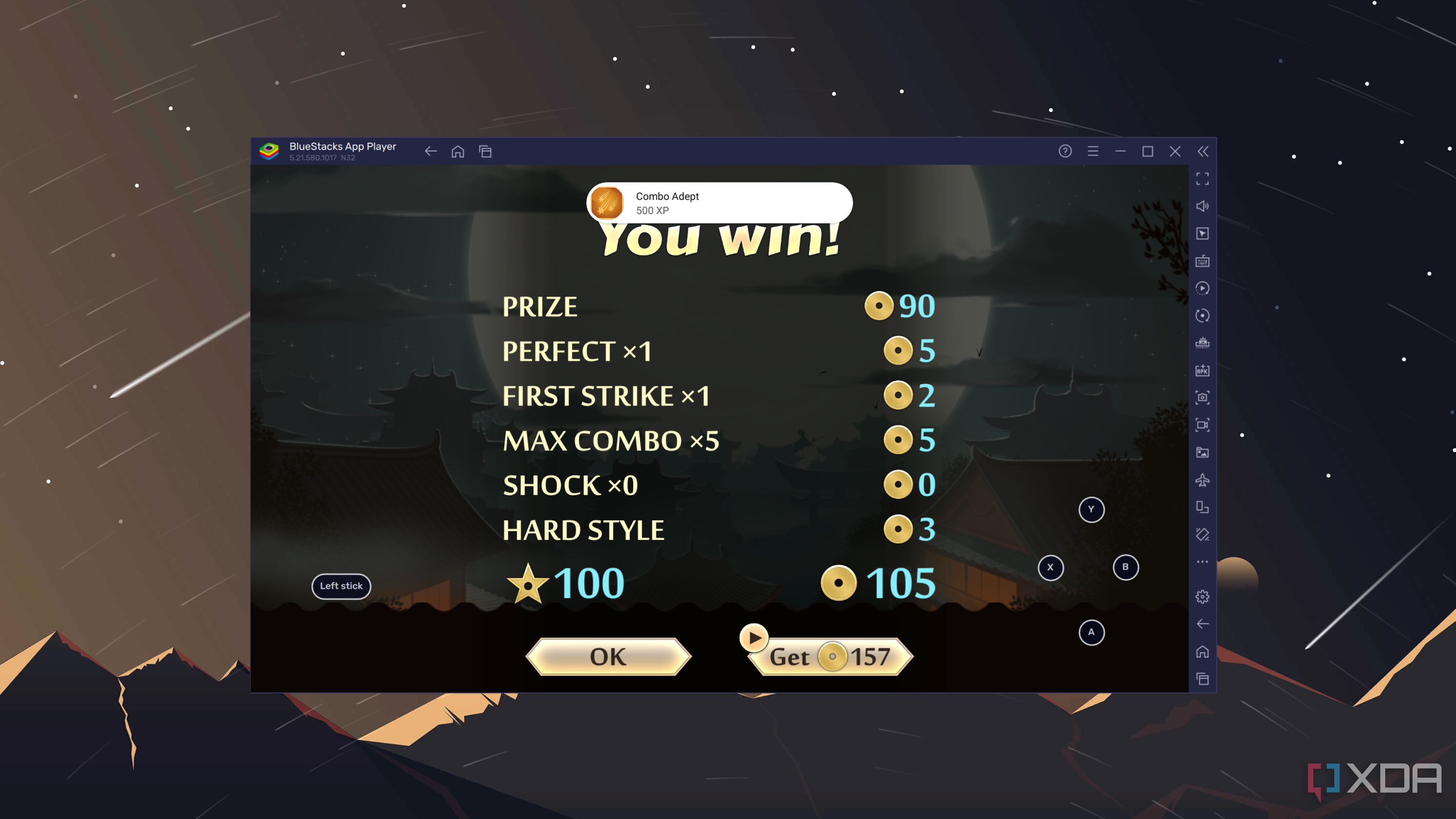 Running Shadow Fight 2 on BlueStacks