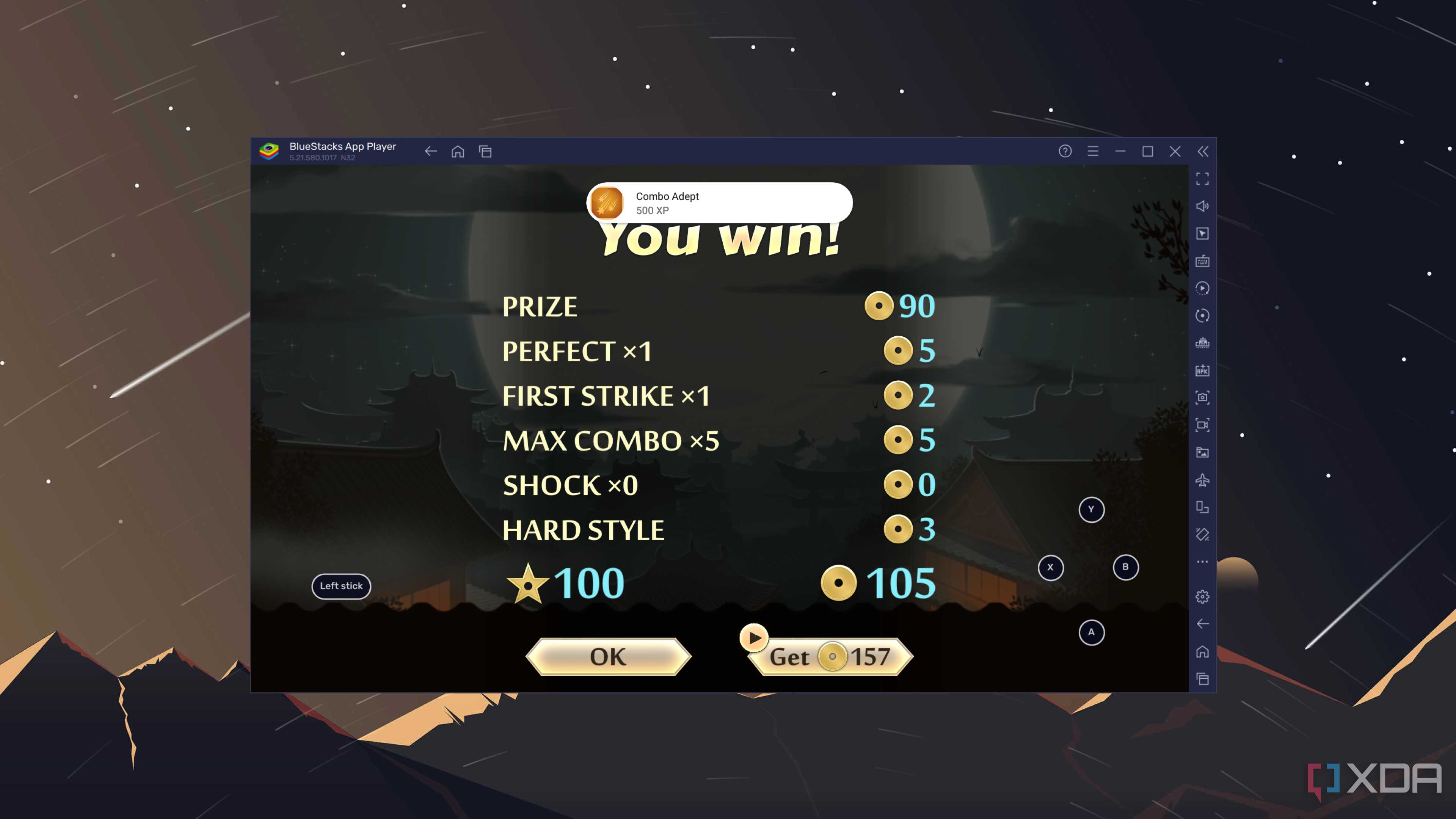 Running Shadow Fight 2 on BlueStacks