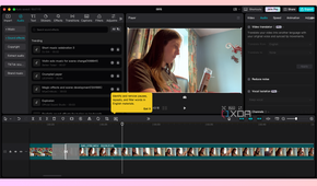 Audio tools in CapCut video software