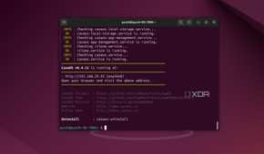 The IP address of the CasaOS server on Ubuntu