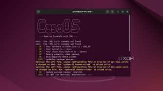 The CasaOS icon in the Ubuntu terminal
