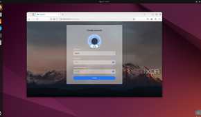 Setting the username and password in the CasaOS web UI