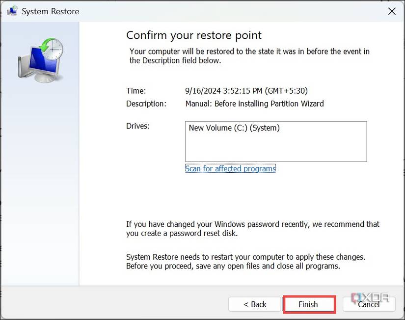 Restore Program How to create and utilize restore points on Windows