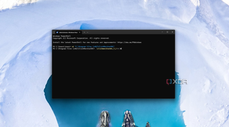 Windows Terminal after running a command to change the monitor brightness using ClickMonitorDDC
