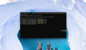 Windows Terminal after running multiple commands to change brightness and contrast using ClickMonitorDDC