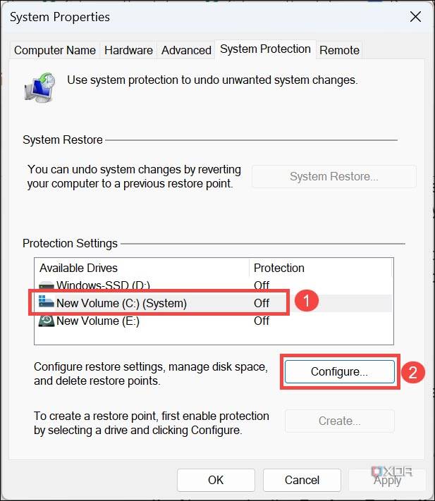 Restore Point Settings How to create and utilize restore points on Windows