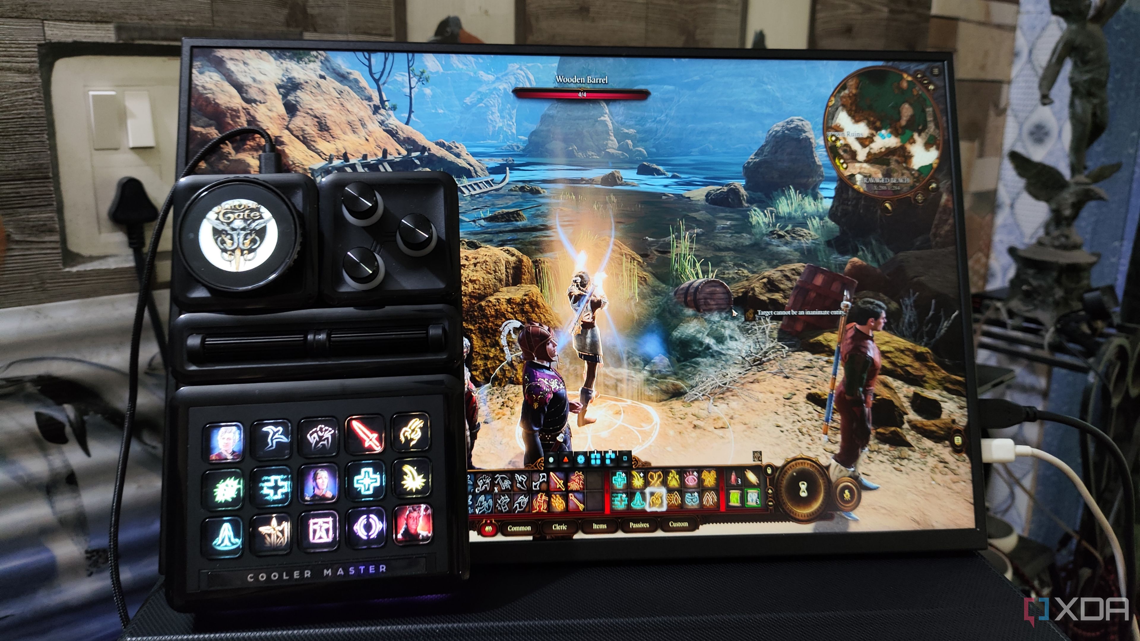 Using the Cooler Master MasterHUB to control Baldur's Gate 3 characters