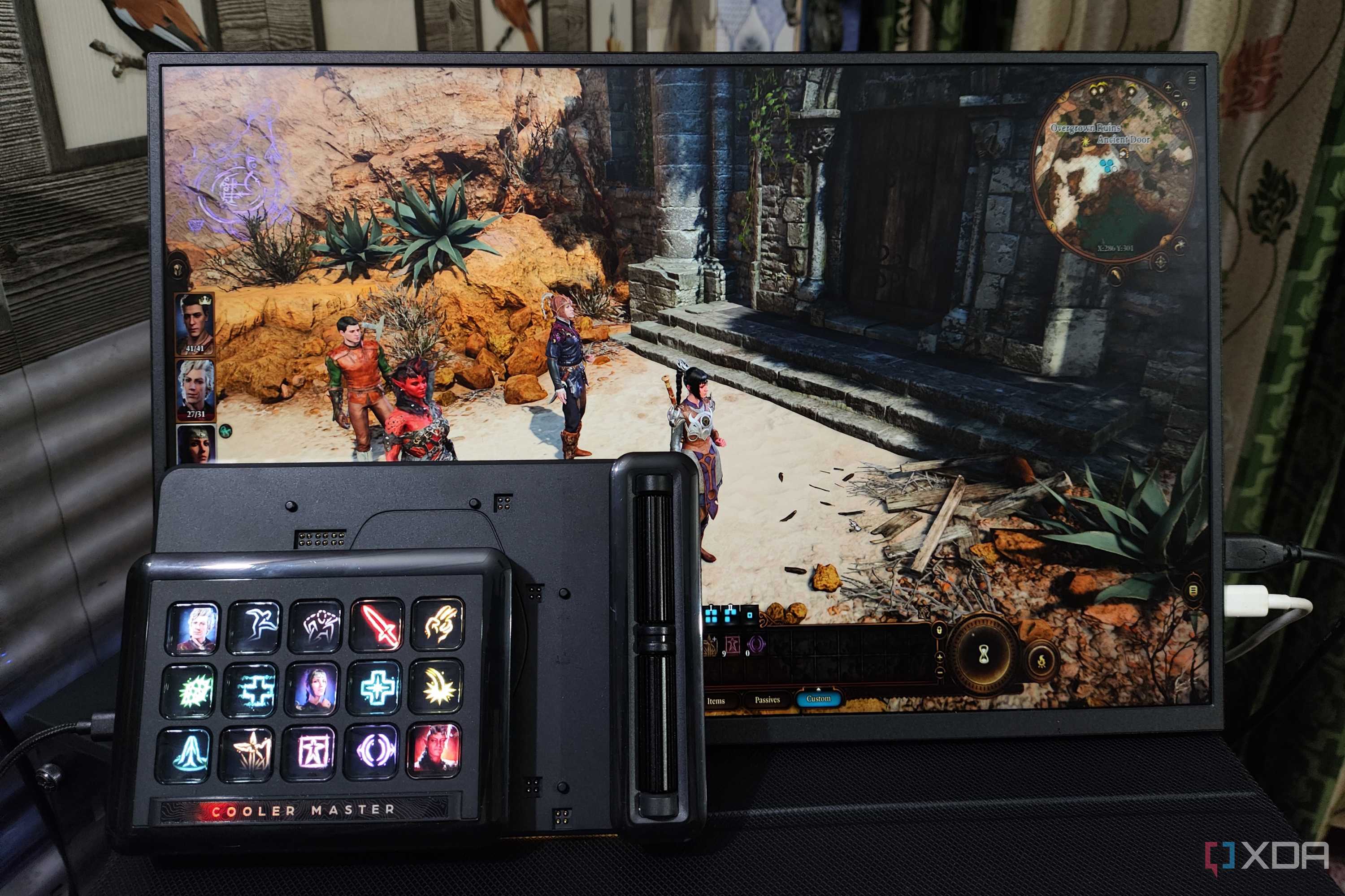 Using the Cooler Master MasterHUB to control Baldur's Gate 3 characters