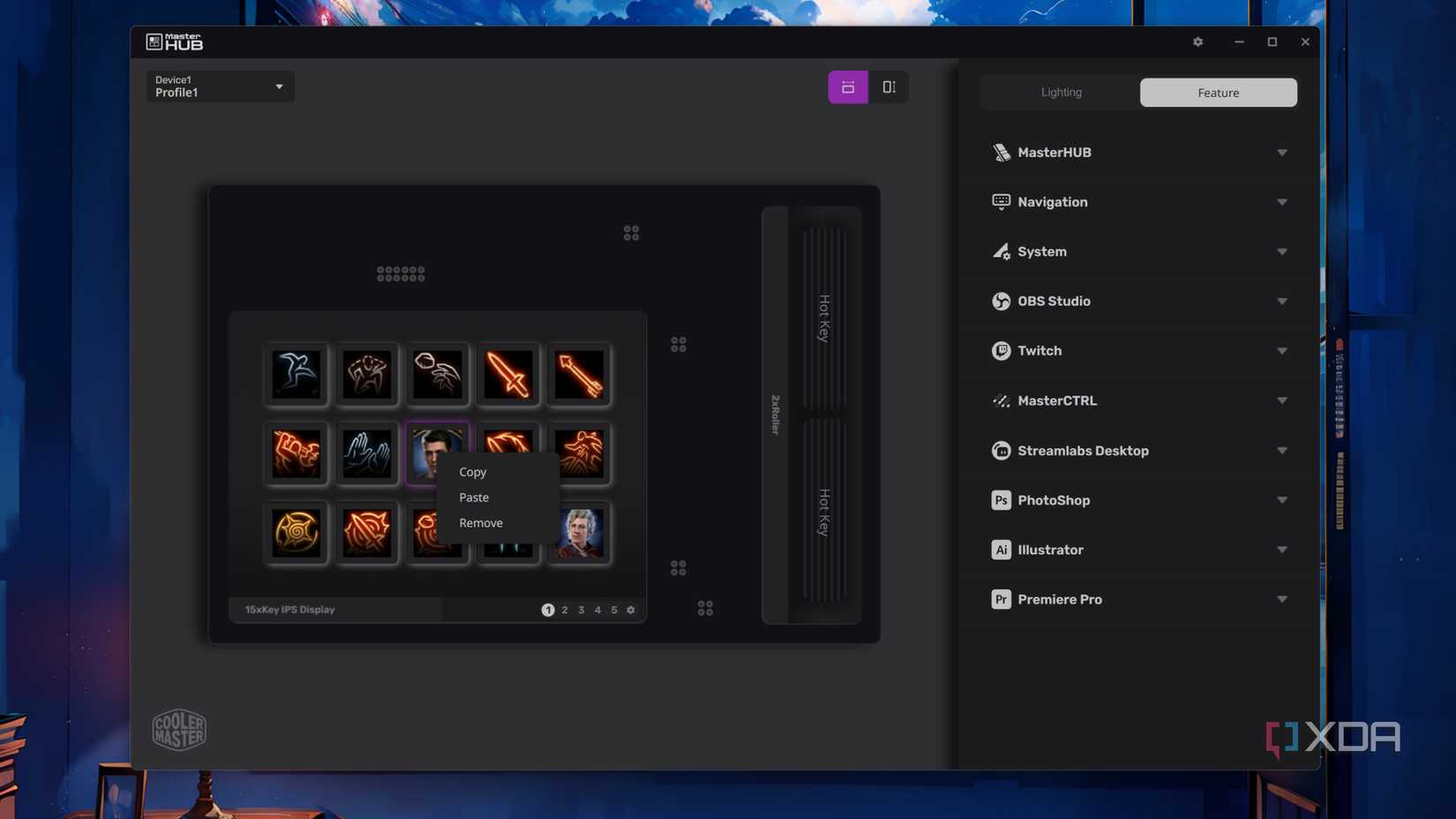 Configuring the Cooler Master MasterHUB via the official companion app