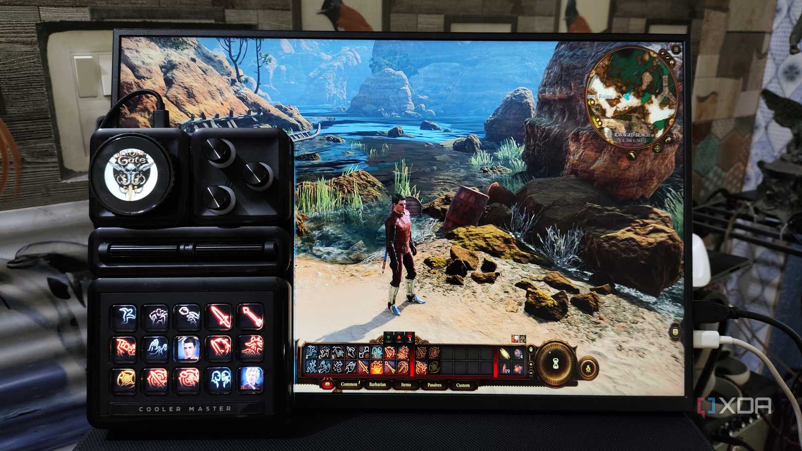Using the Cooler Master MasterHUB to control Baldur's Gate 3 characters
