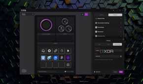 The UI of the Cooler Master MasterHUB app